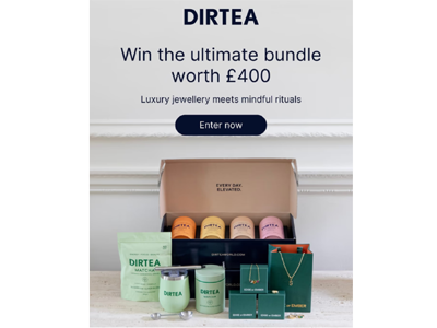 Free DIRTEA’s Welcome Kit