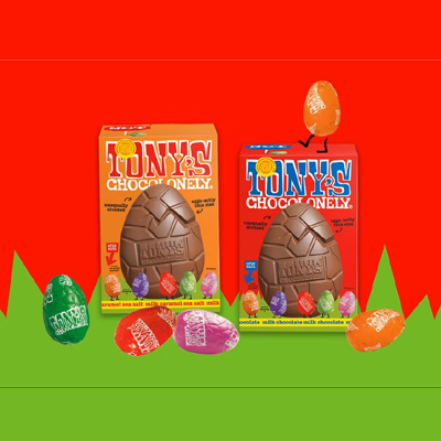 Win 1 of 52 Tony’s Chocolonely Easter Eggs
