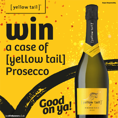 Win a Case of Yellow Tail Prosecco