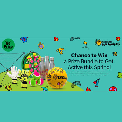 Win 1 of 50 McDonald’s Football
