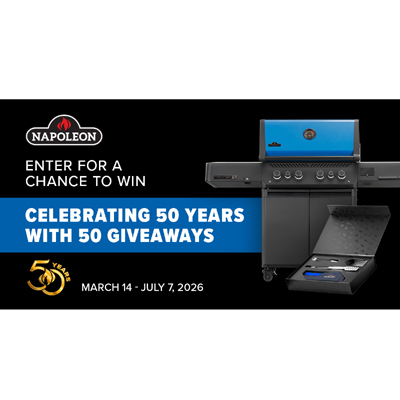 Win 1 of 50 Napoleon BBQ Gift Boxes