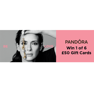 Win 1 of 6 £50 Pandora Gift Cards