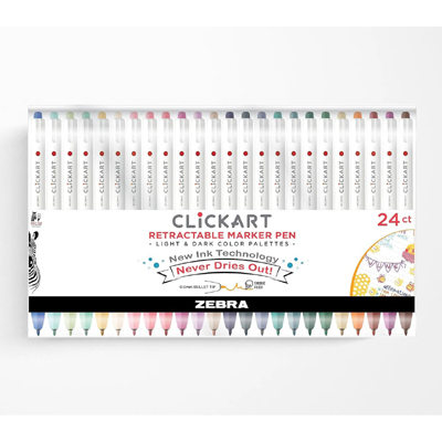Win 1 of 40 Zebra Clickart Marker Set