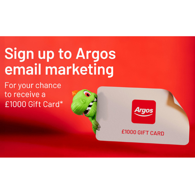 Win £1,000 Argos Gift Card