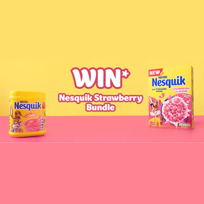Win 1 of 10 Nesquik® Strawberry Cereal Bundles