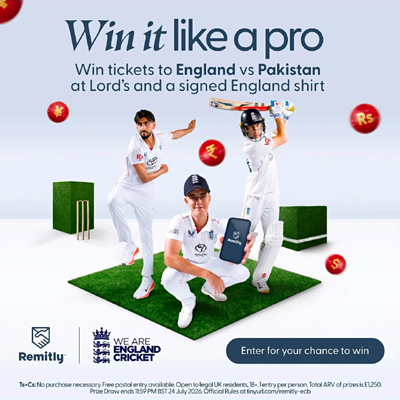 Win England vs Pakistan at Lord’s Tickets