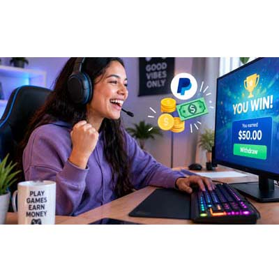 Earn up to £90 a month for Playing Games