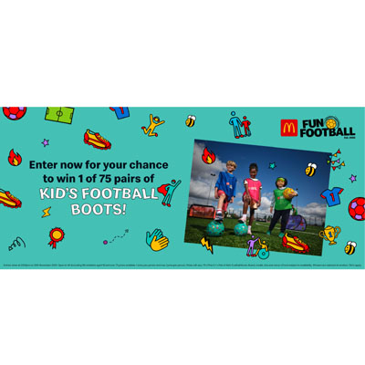 Free McDonald’s Football Boots